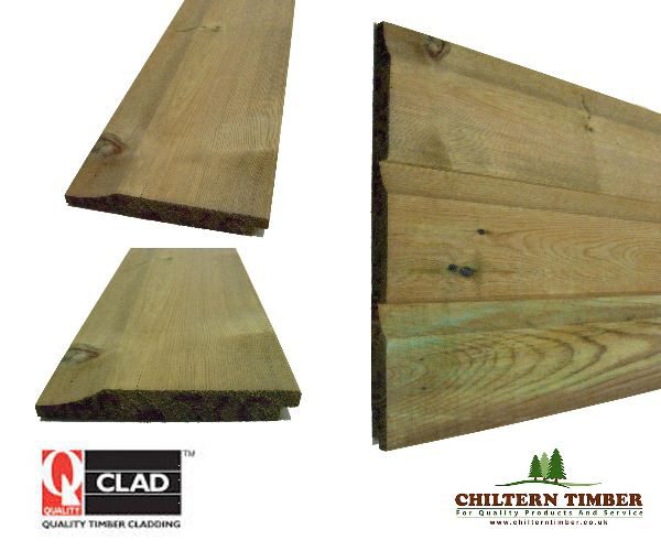Timber Cladding Pressure Treated Shiplap 20 x 144mm Chiltern Timber