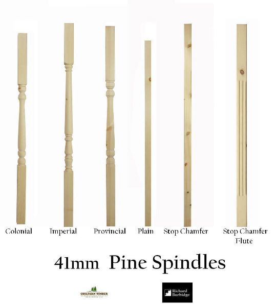 Trademark / Hallmark 41mm Pine Spindles & Balusters Chiltern Timber