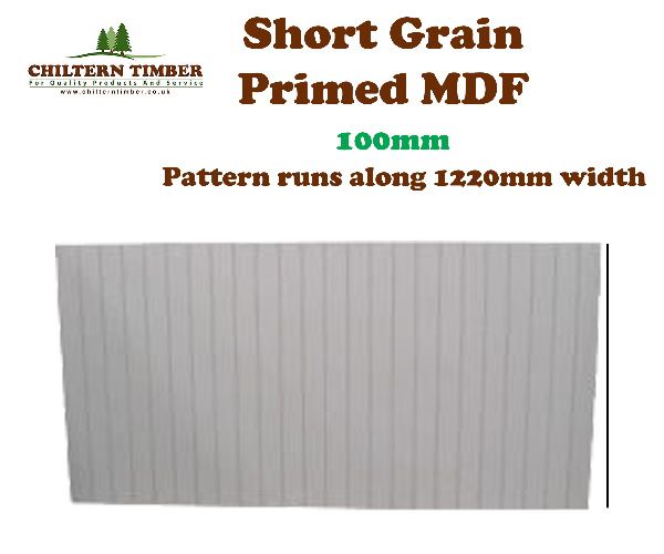 Wall Panelling Oak MDF Beaded Bead and Butt Panel Cladding 9mm Matchboard Sheet 