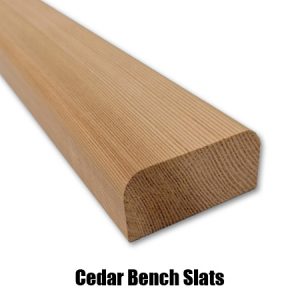 Cedar Bench Slat