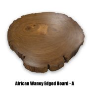 African Waney board A side