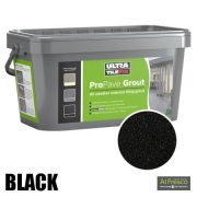 Black brush in grout