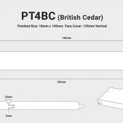 British Cedar PT4BC dimensions