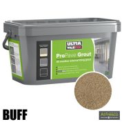 Buff brush in grout