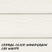 Cedral Click Grained C01 White