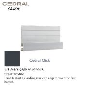 Cedral Click Start Profile C18 Slate Grey