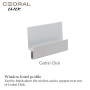 Cedral Click Window Lintel Profile
