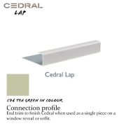 Cedral Lap Connection Profile C76 Tea Green
