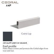 Cedral-Lap-End-Profile C18 Slate Grey