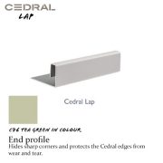 Cedral Lap End Profile C76 Tea Green