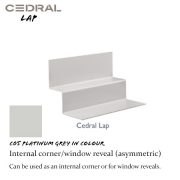 Cedral Lap Internal Corner C05 Platinum Grey