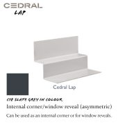 Cedral-Lap-Internal-Corner c18 slate grey