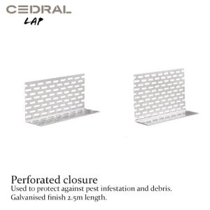 Cedral Lap Perforated Closure