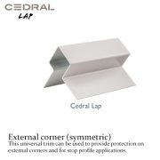 Cedral lap external corner