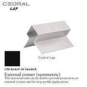 Cedral lap external corner C50 Black