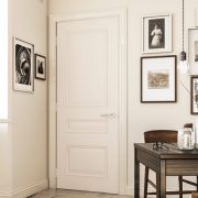 Deanta white door in situ