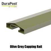 DuraPost Olive Grey Capping Rail