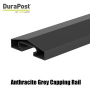 Durapost Anthracite Grey Capping Rail