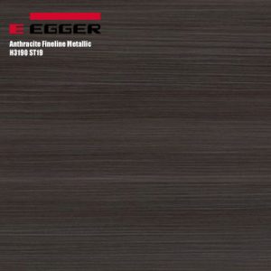 Egger Anthracite Fineline Metallic H3190 ST19
