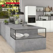 Egger Light Grey Chicago Concrete F186 ST9 Room