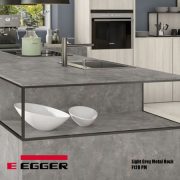 Egger Light Grey Metal Rock Room View