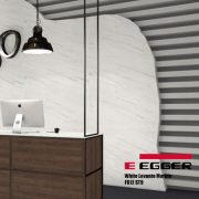 Egger White Levanto Marble F812 ST9 Room