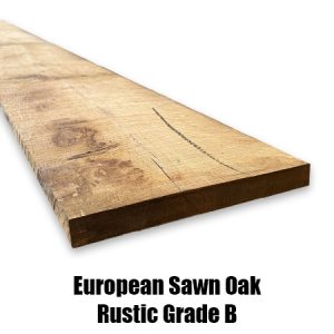 Euro Sawn Oak Rustic Grade B