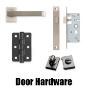Internal door hardware