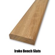 Iroko Bench slat a