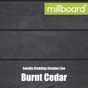 Millboard Envello Cladding Shadow Line Burnt Cedar