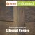 Millboard Envello Cladding Fire Rated External Corner MCFE50 | Chiltern ...