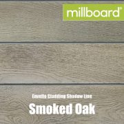 Millboard Envello Cladding Shadow Line Smoked Oak