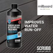 Millboard post clean 3