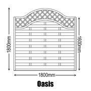Oasis Fence Panel Dimensions
