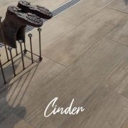 Pavestone Deckwood Cinder laid