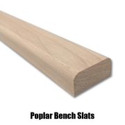 Poplar Bench Slat 1