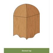 Post Domed Top