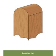 Post Rounded Top