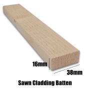 Sawn Cladding Batten dimensions