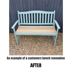 bench renovation after