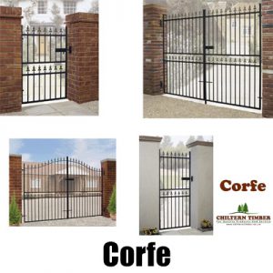 Corfe Premium Fleur-de-Lys Metal Gates