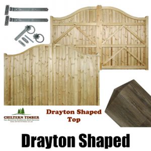 Drayton Shaped Top Gates, Posts & Fittings