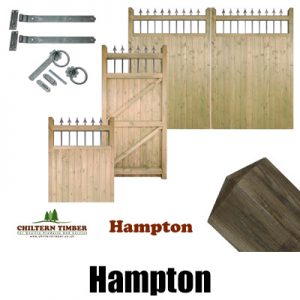 Hampton Wooden Gates, Posts & Fittings