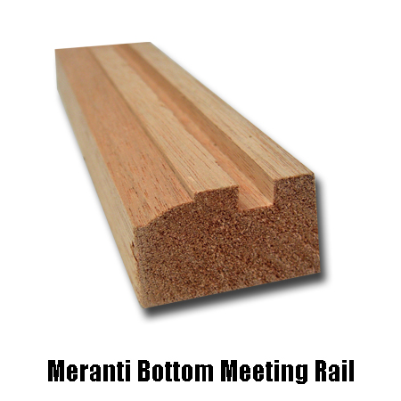 meranti bottom meeting rail