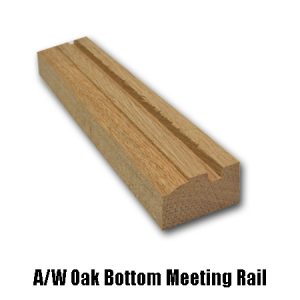 oak bottom meeting rail