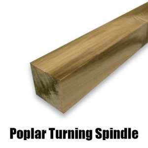 poplar turning spindle