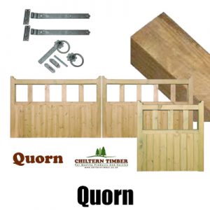 Quorn Wooden Gates, Posts & Fittings