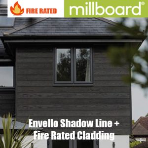 Millboard Envello Shadow Line + Fire Rated Cladding