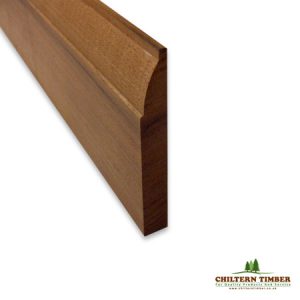 walnut ovolo skirting