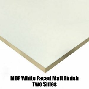 white faced mdf